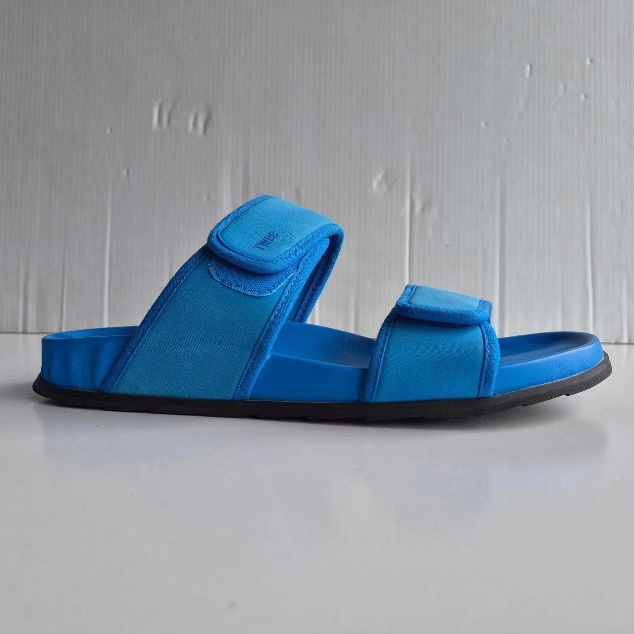 Twoobs Slidekick Blue Neoprene Adjustable Open Toe Slides Size 41 – photo 3