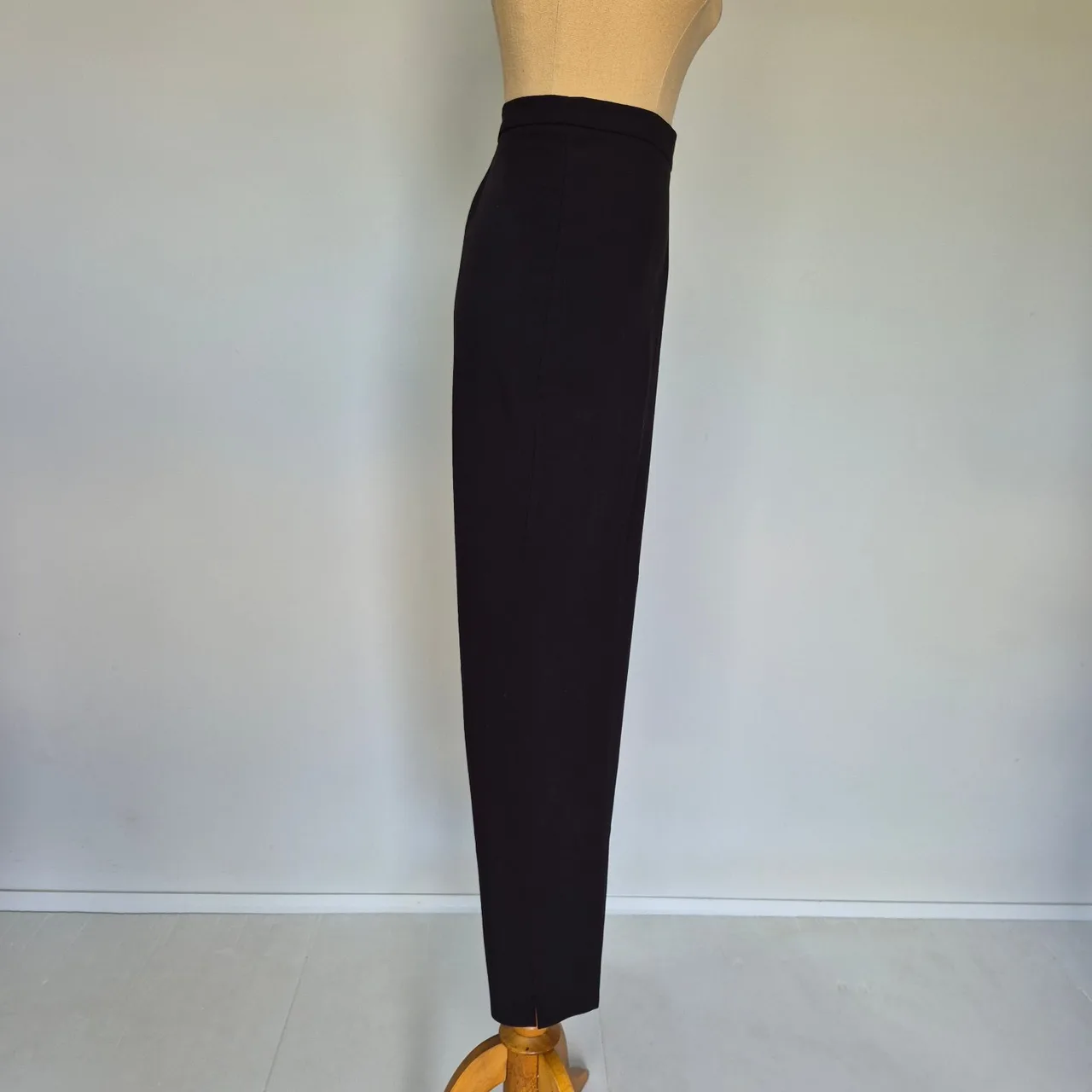 Anthea Crawford Black High Rise Tapered Corporate Dress Pants Plus Size 18 – photo 3