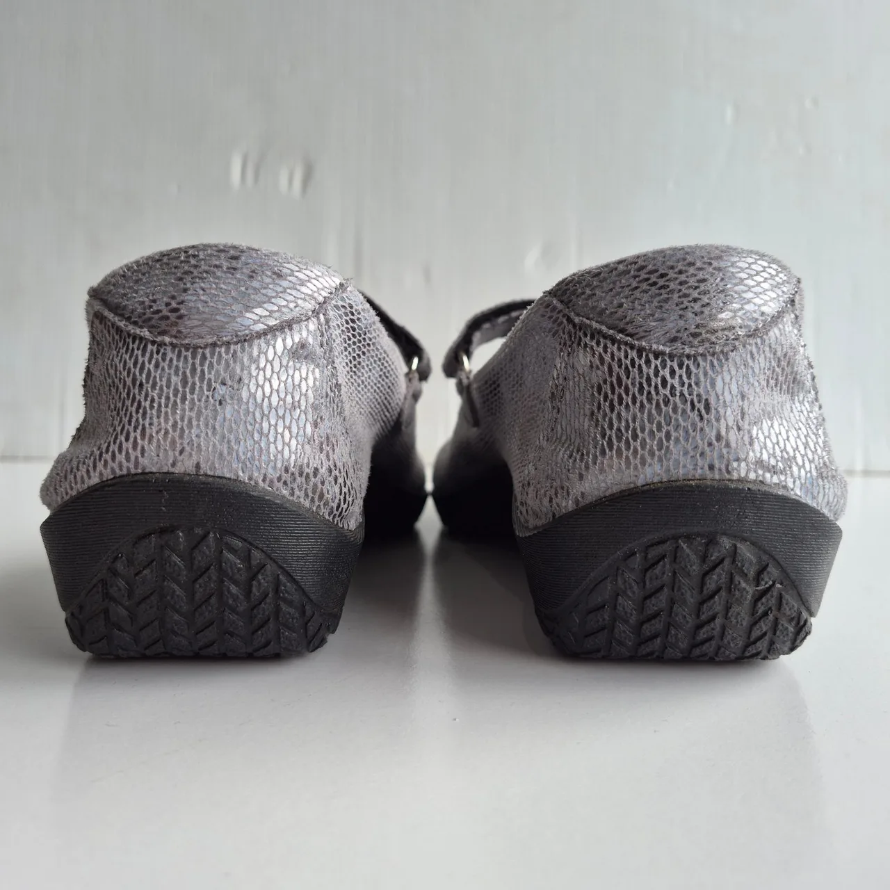 Arcopedico L45 Silver Floral Lytech Mary Jane Comfort Shoes Size 41 – photo 5