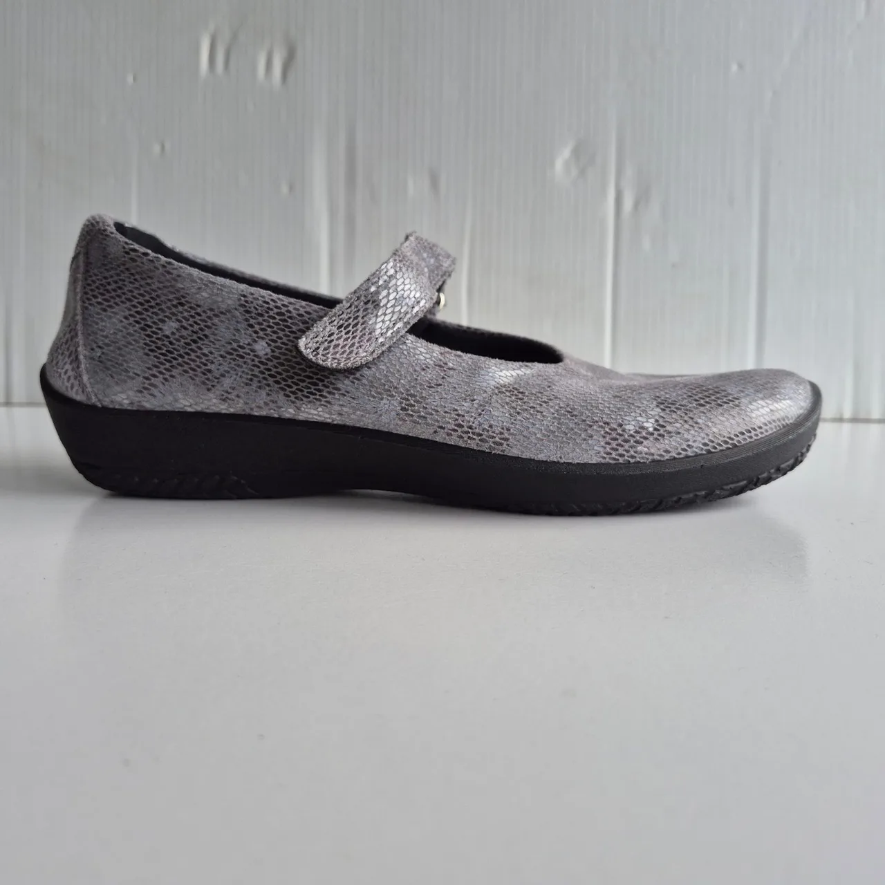 Arcopedico L45 Silver Floral Lytech Mary Jane Comfort Shoes Size 41 – photo 3