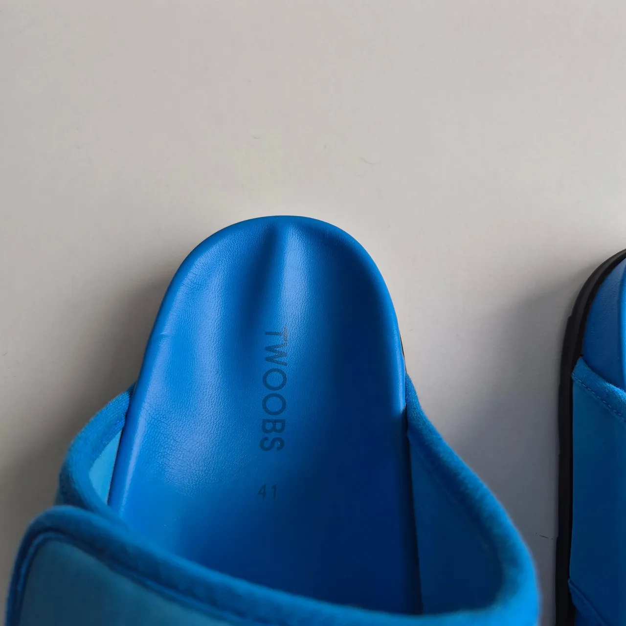 Twoobs Slidekick Blue Neoprene Adjustable Open Toe Slides Size 41 – photo 9