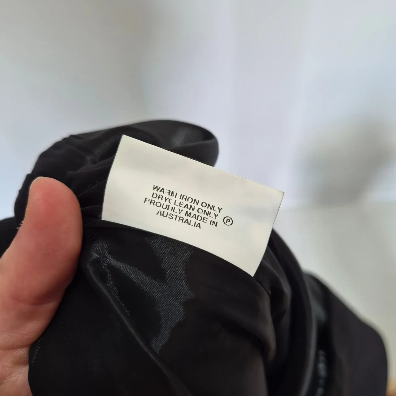Anthea Crawford Black Wool Crepe High Rise Tapered Dress Pants Size 12 — photo 8