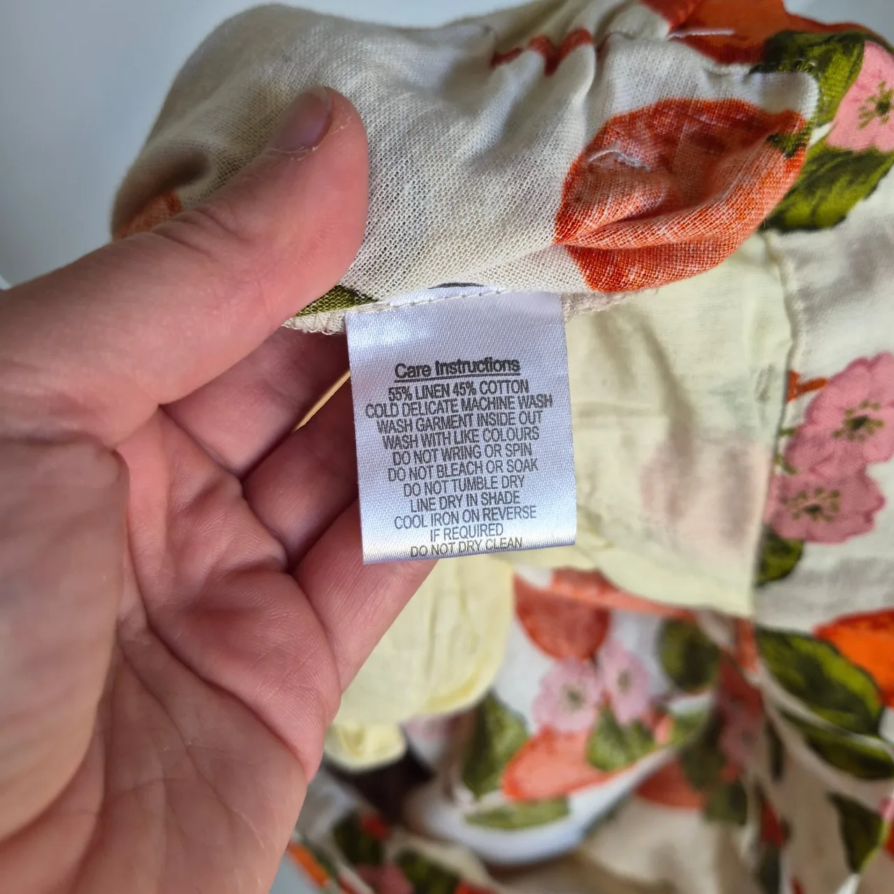 Princess Highway Multicolour Orange Blossom Linen Blend Wide Leg Pants Size 16 – photo 8