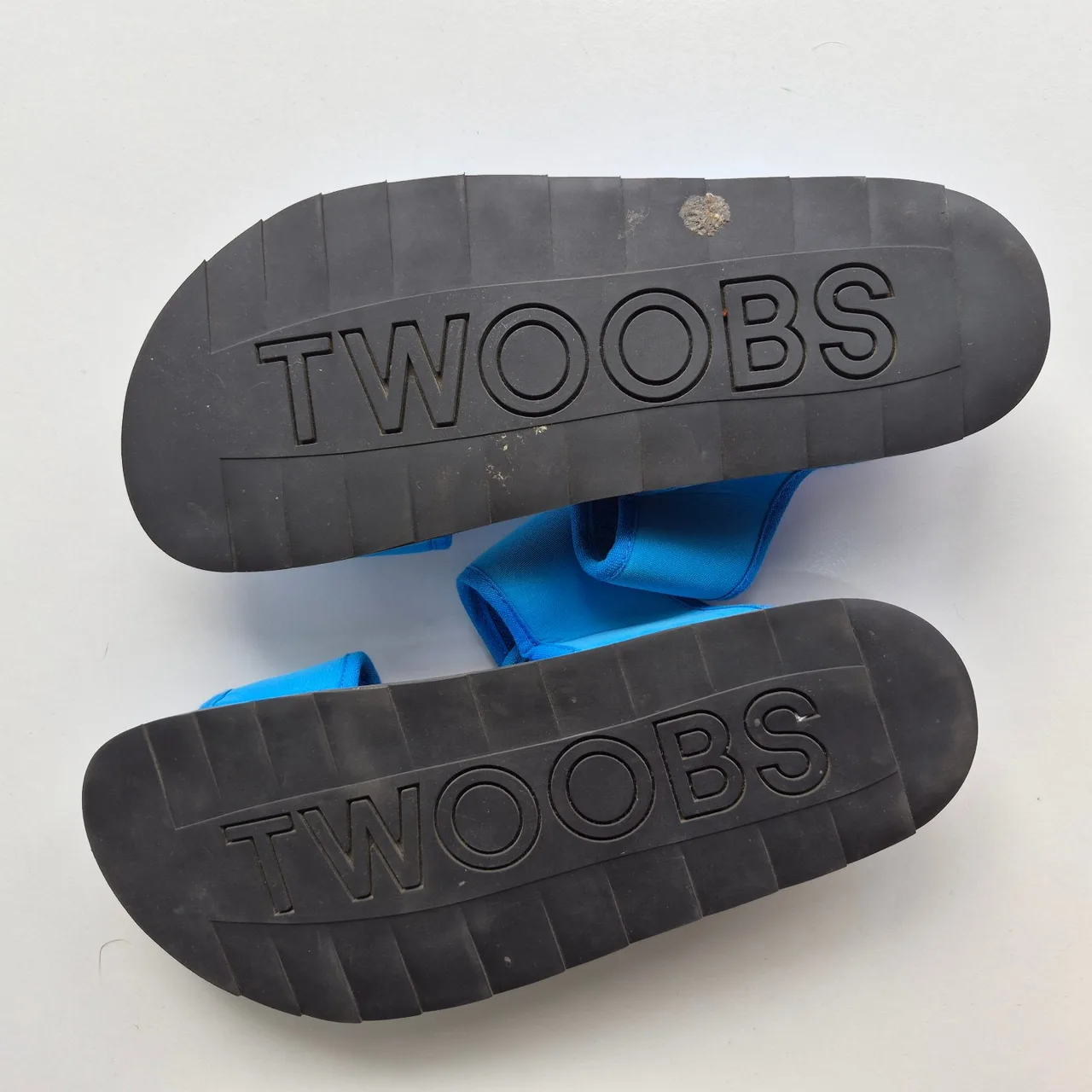 Twoobs Slidekick Blue Neoprene Adjustable Open Toe Slides Size 41 – photo 6