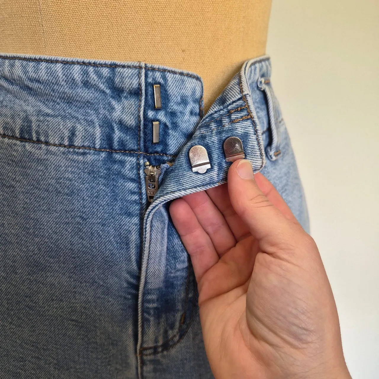 Country Road Light Blue Wash Denim High Rise Wide Leg Jeans Size 16 — photo 6