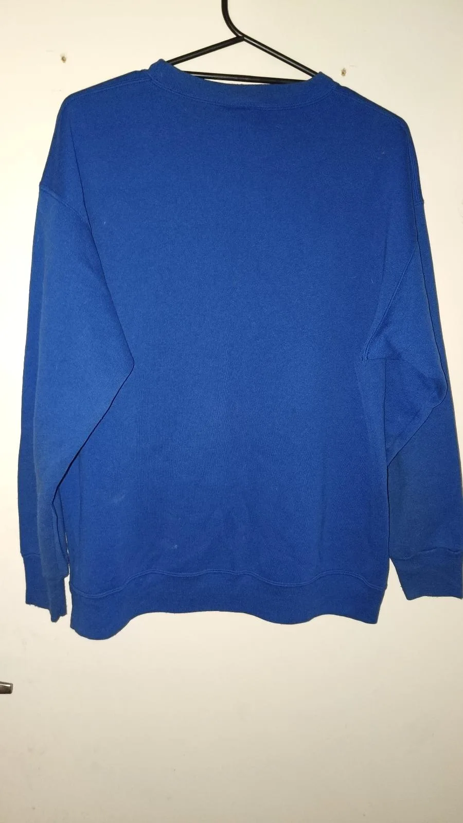 Vintage 90s Detroit Pistons Nutmeg Mills NBA Crewneck Sweatshirt Royal Blue Men' – photo 4