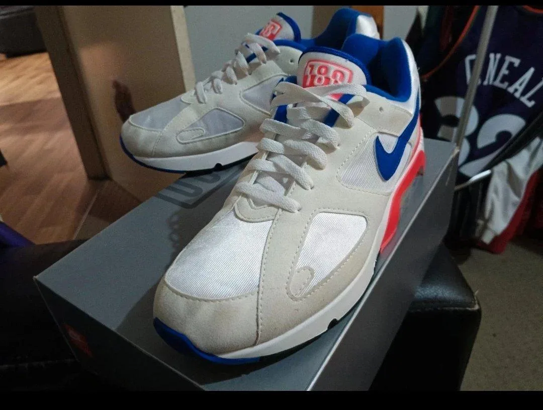 Air Max 180 Ultramarine White Solar Red 10.5 — photo 2