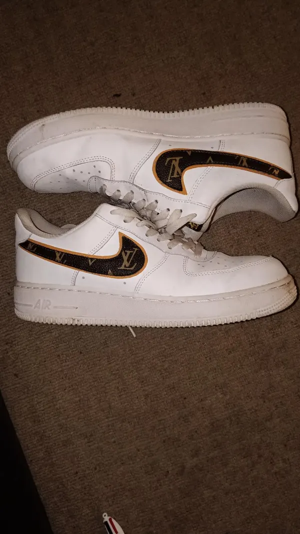 Nike x LV air force 1s