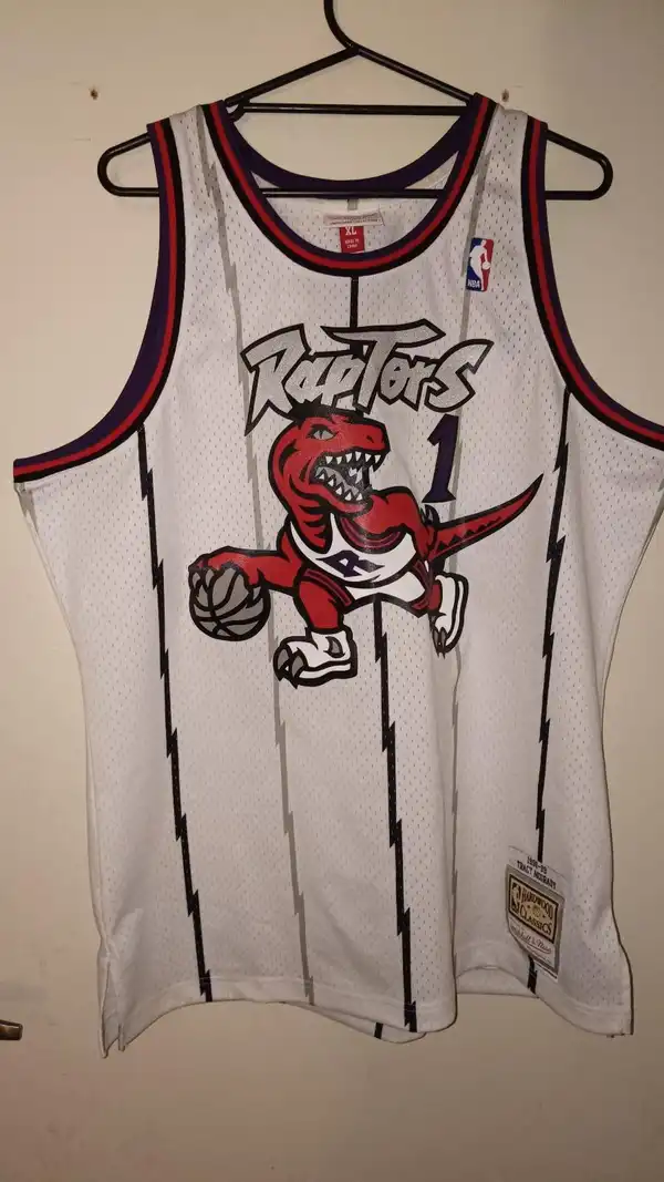 Toronto Raptors Singlet #1 Tracey McGrady XL