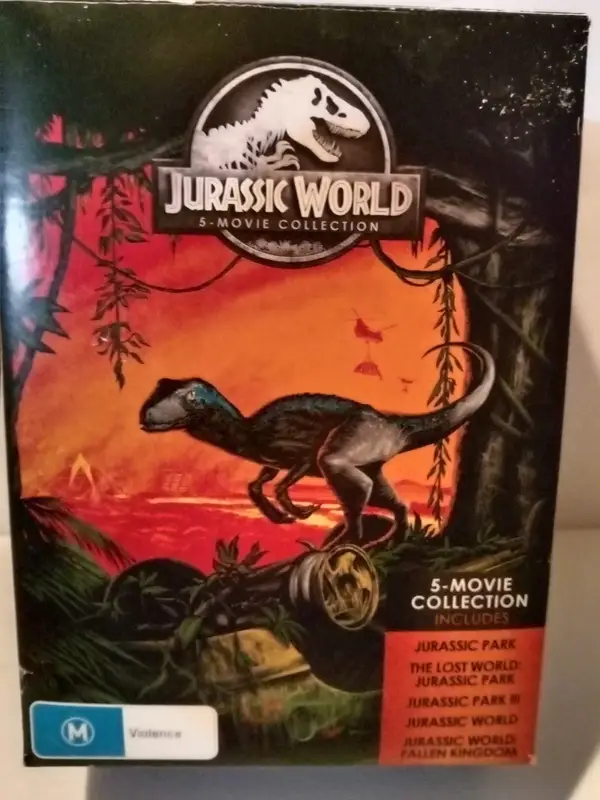jurassic park dvd 5 movie collection