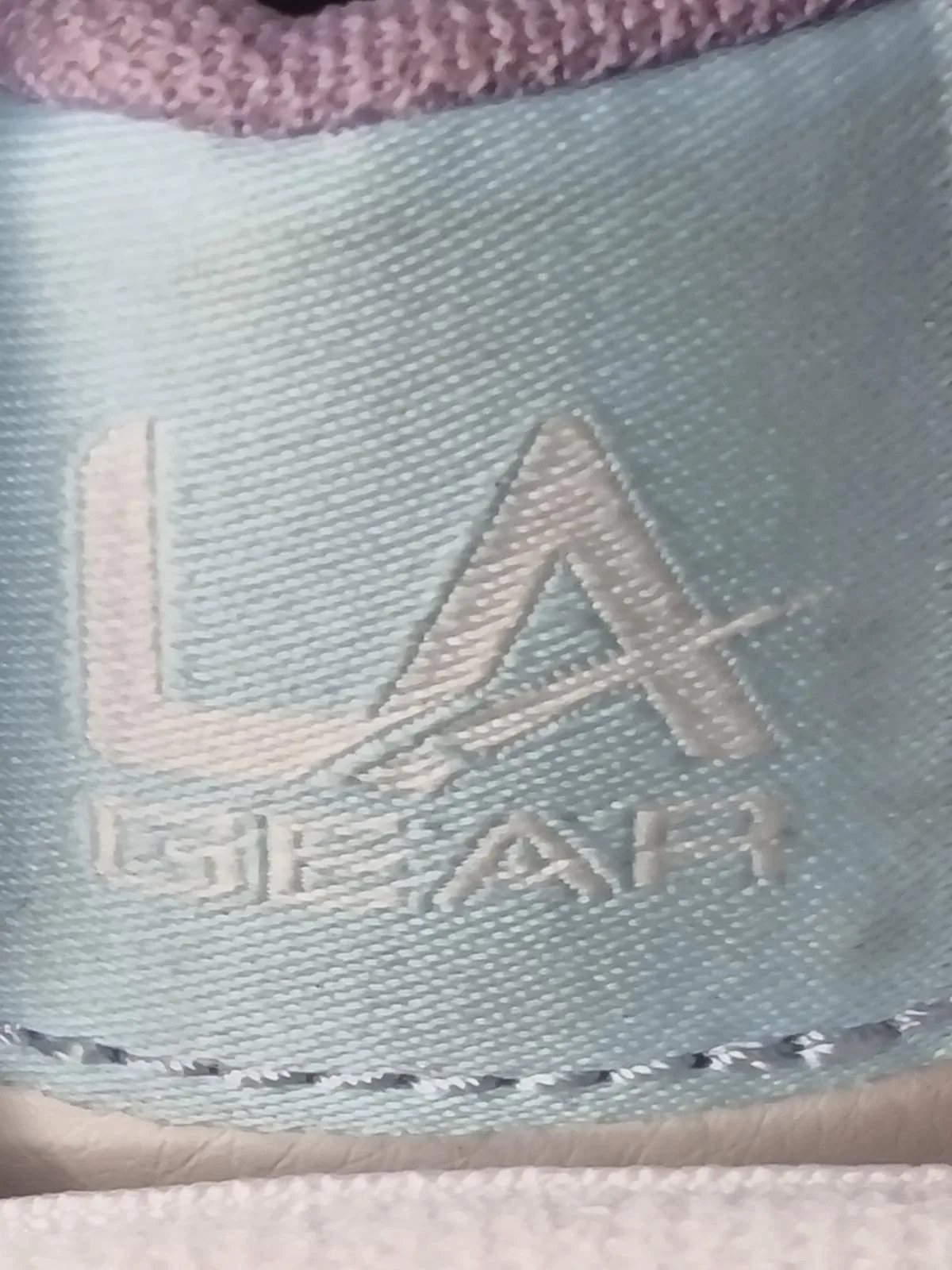 Retro pastel LA GEAR high top sneakers – photo 4