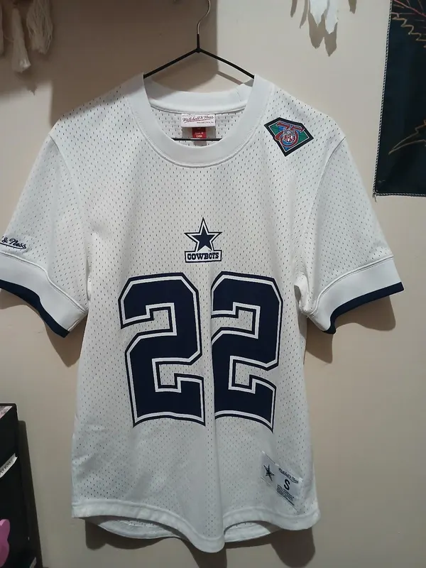 Mitchell & Ness Emmitt Smith Dallas Cowboys #22 Vintage Mesh Jersey