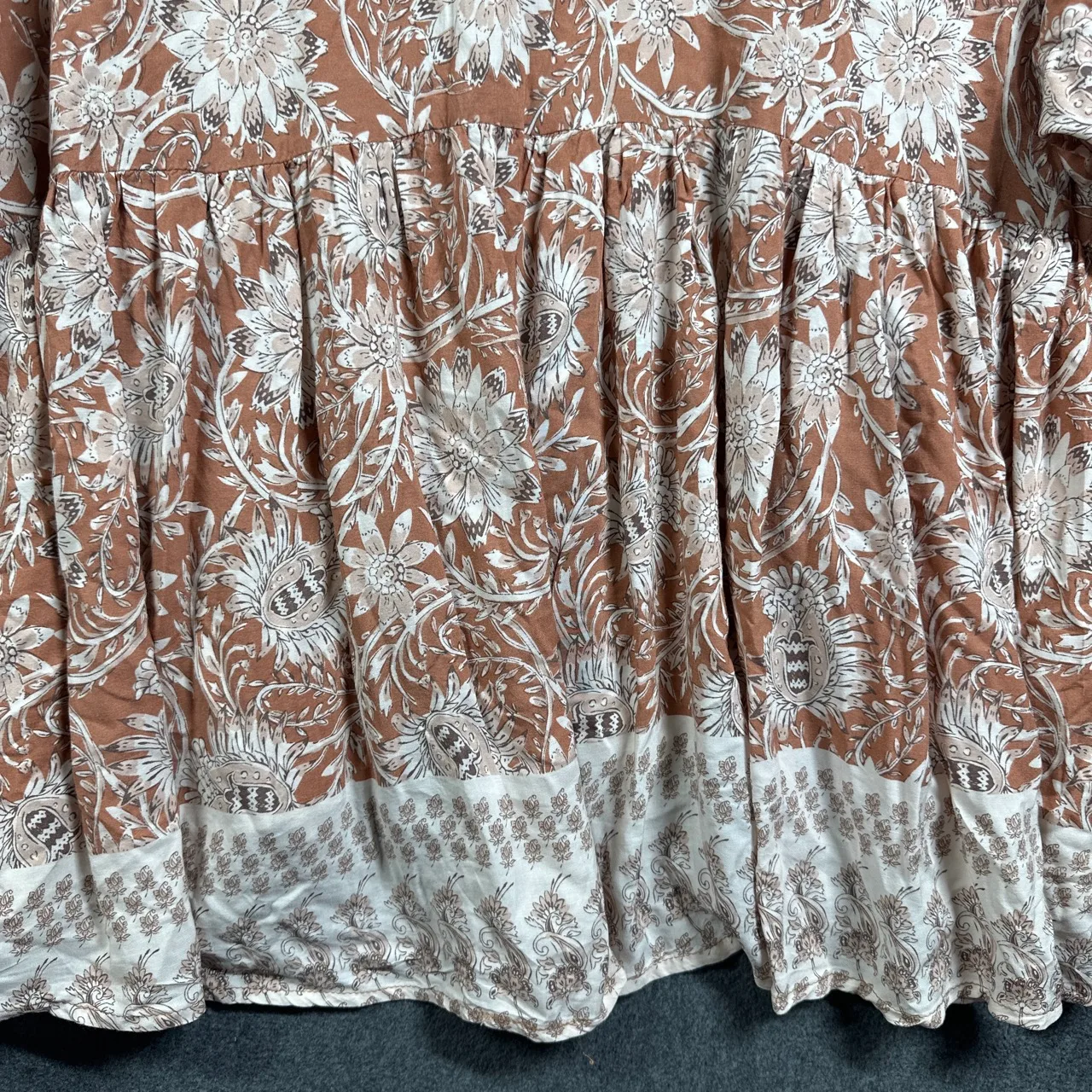 Jaase Indah Print Chloe Top oversized bohemian blouse size M — photo 4