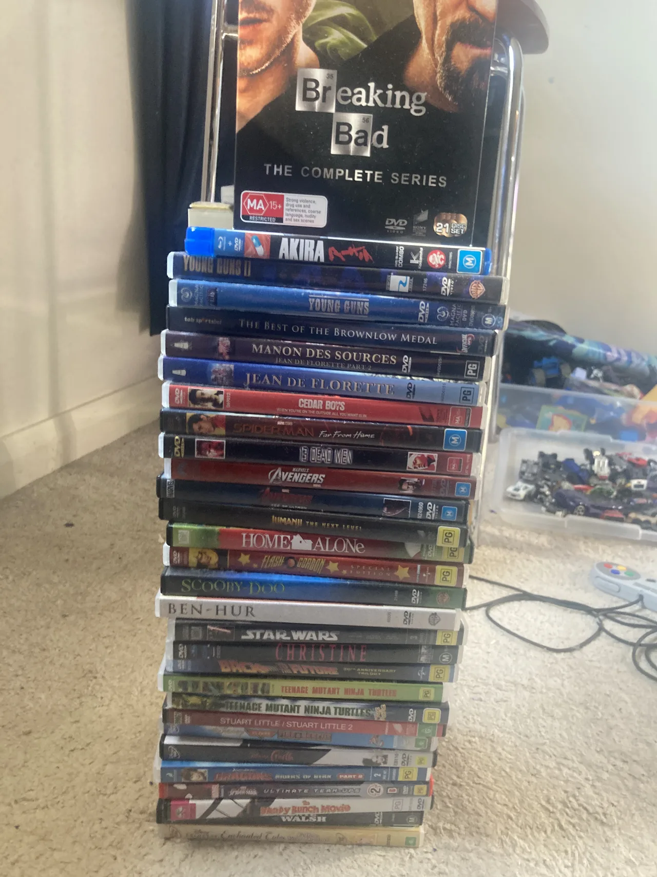 138 Discs (69 DVDs, 2 Blu Rays, 57 4.7GB/120 Minute DVDs), PS4 and more! — photo 5