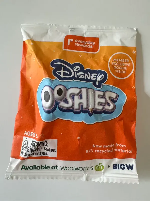 Sealed 2026 Ooshie Woolworths Limited Edition Platinum Buzz Lightyear