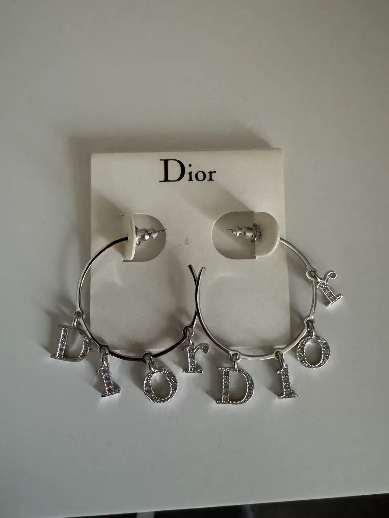 Christian Dior DIO(R) Charm Hoop Earrings – Excellent Condition — photo 4