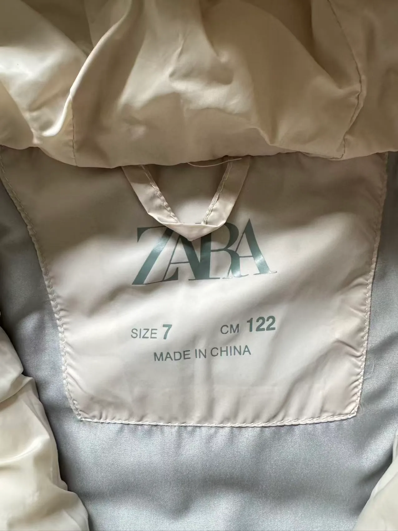 Zara Girls Puffer Jacket Size 7 — photo 2