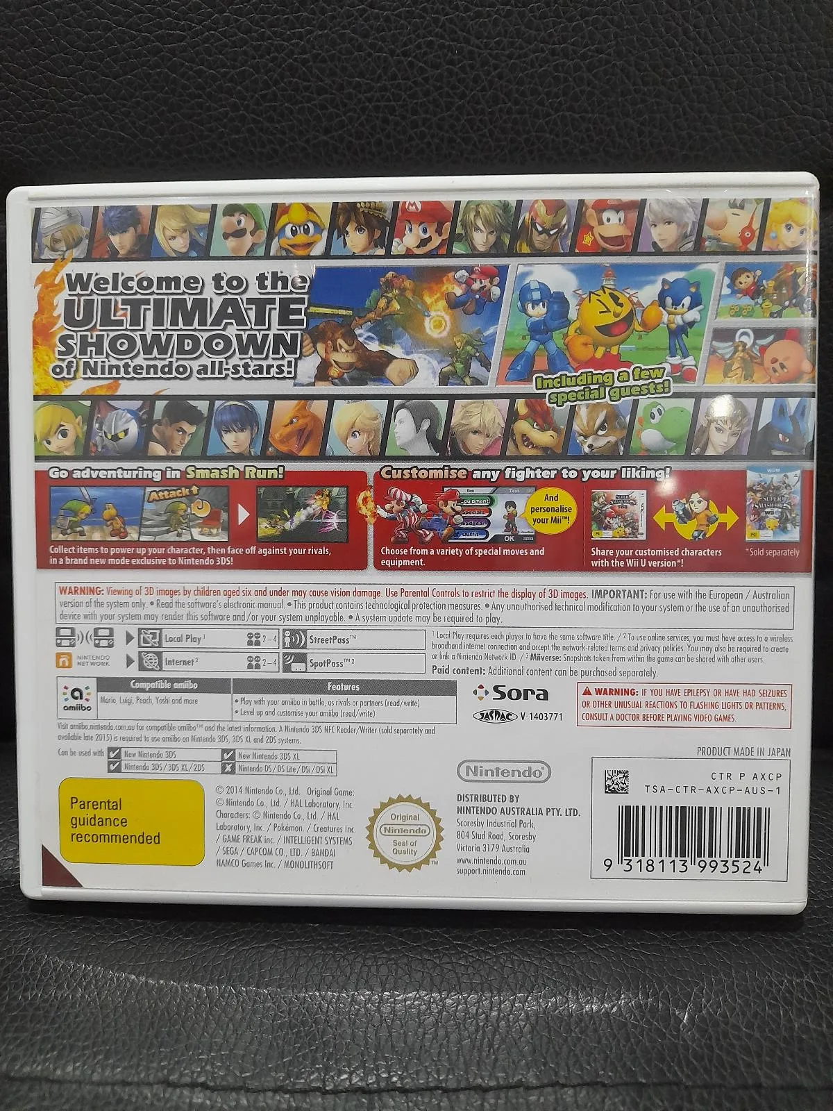 Super Smash Bros Nintendo 3ds complete with manual – photo 3