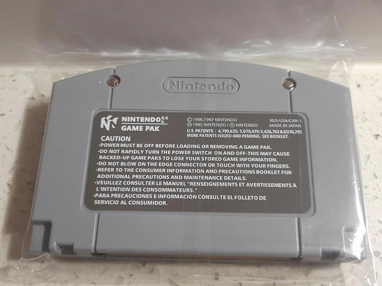 N64 Legend of Zelda Ocarina of Time  (ntsc US Version) Sealed Repro game – photo 2