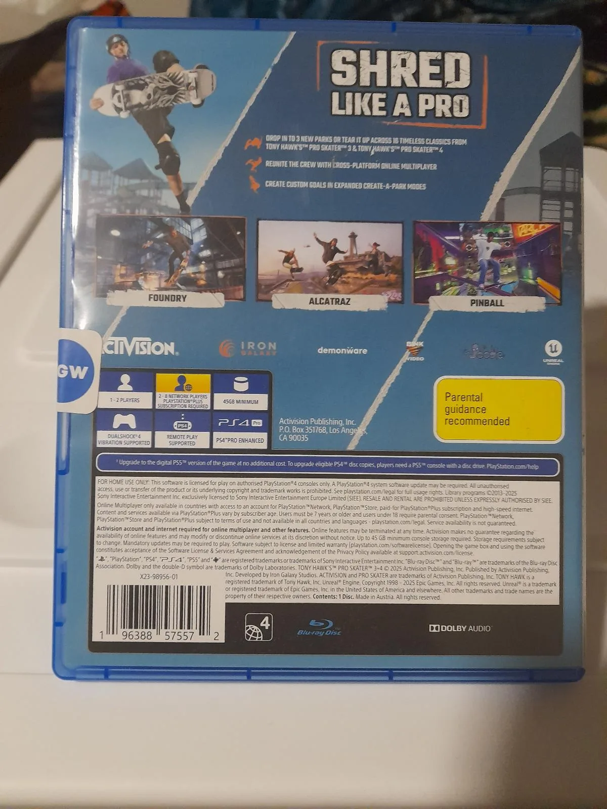 Tony Hawk's Pro Skater 3-4 playstation 4 (Brand new sealed) – photo 3