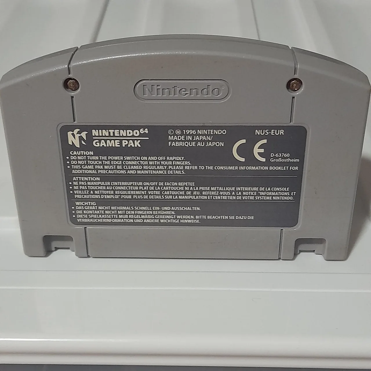 DOOM 64 Nintendo 64 Aus PAL Game Cartridge (great condition) – photo 2