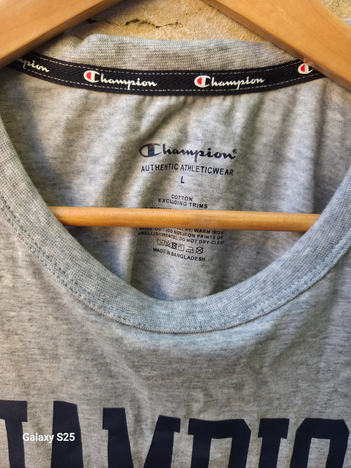 Champion Grey Logo Tee — photo 4