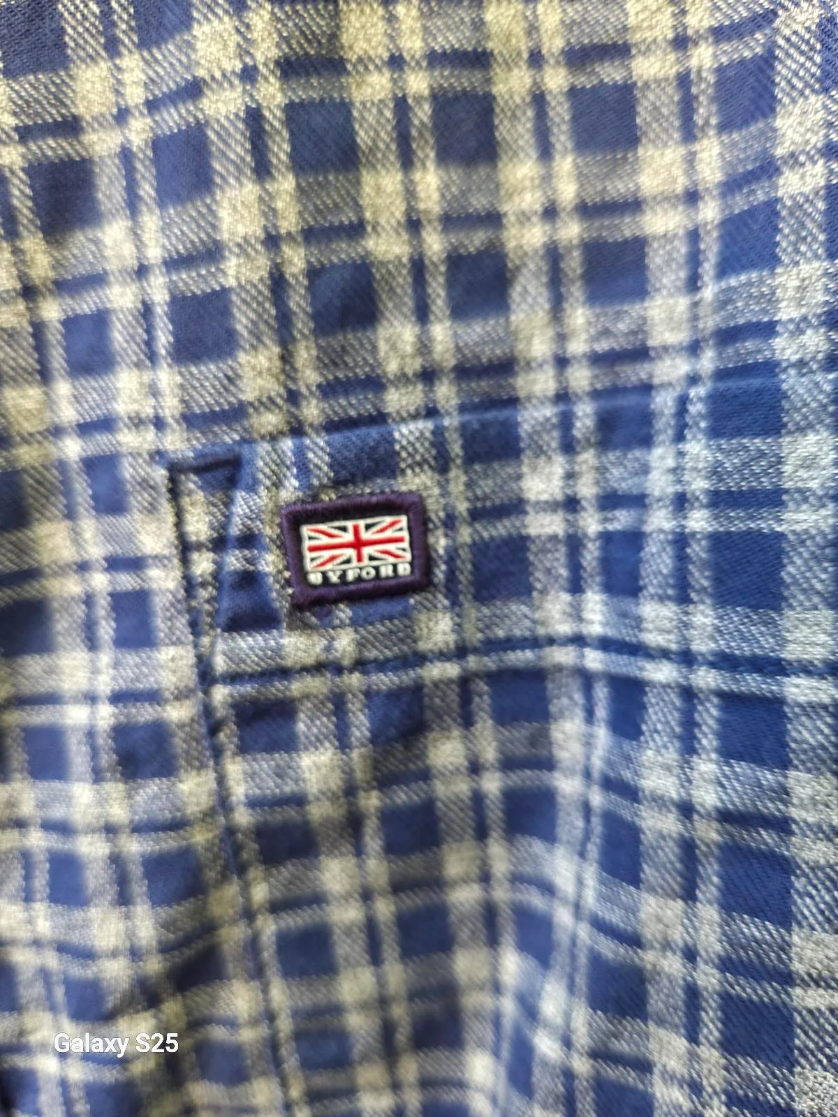Byford Navy Check Button-Up Shirt — photo 3