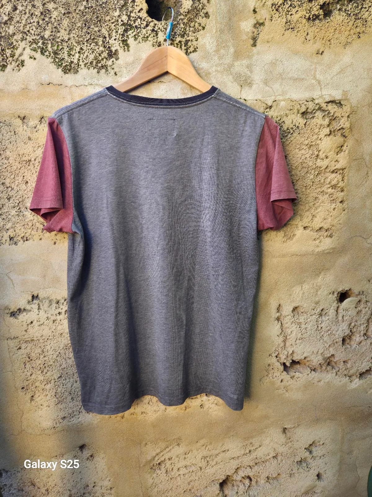 Hurley Grey Colour Block Pocket T-Shirt — photo 4