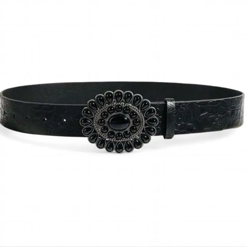 Western Embossed Belt Navajo-inspired Buckle — photo 4