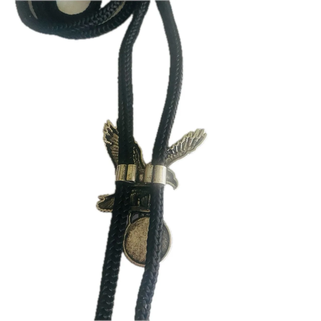 Western Bolo Tie Silver-Tone Eagle Blue Crystal – photo 6