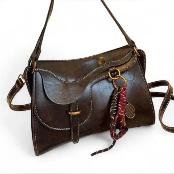 Western-Style Saddle inspired Shoulder Bag
