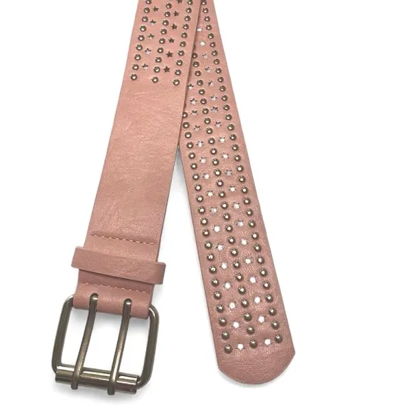Wide Pink Studded Belt Belt
