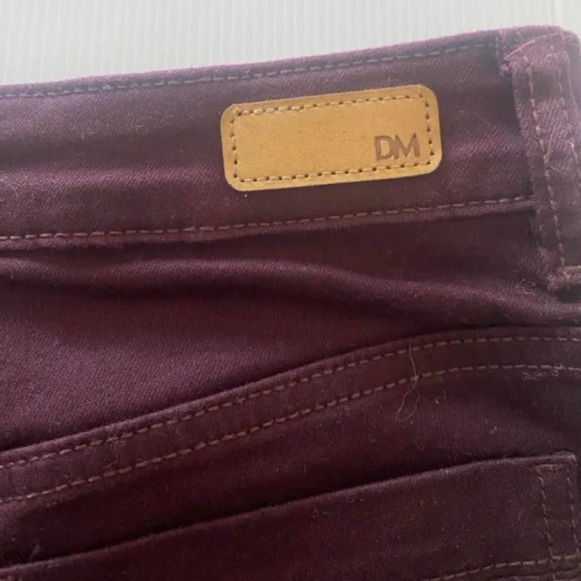 Dannii Minogue Ankle Grazer Skinny Jeans Burgundy Size 8P NWOT – photo 4