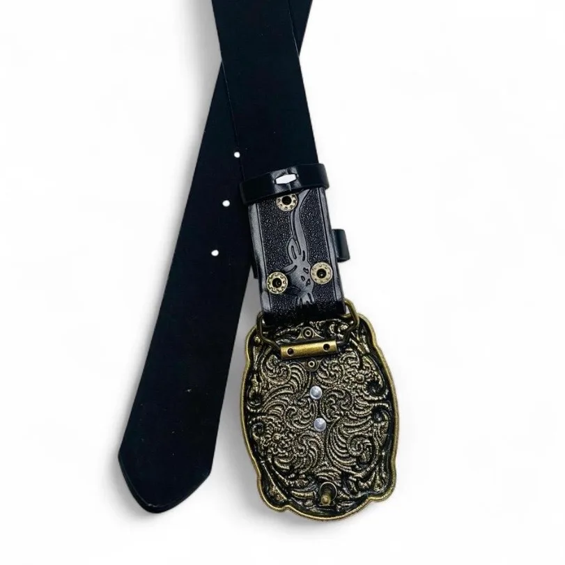 Custom Western Belt with Boots Buckle — photo 7