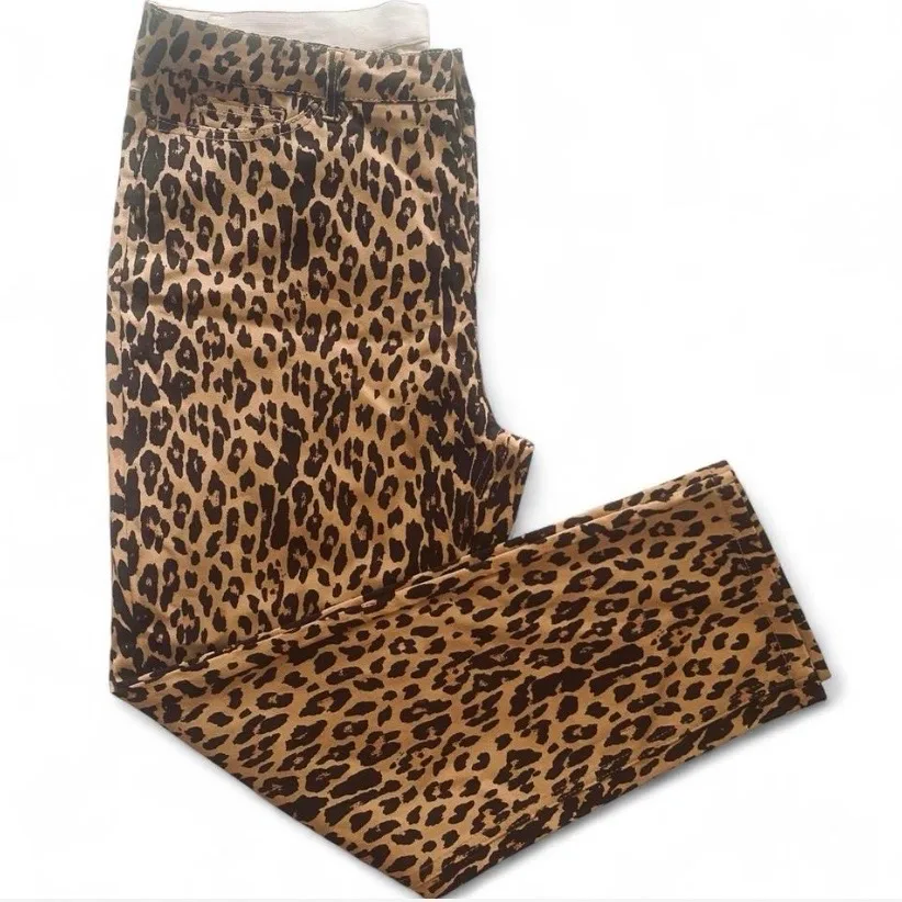 Rockmans Jeans Leopard Print Size 14 NWT – photo 8
