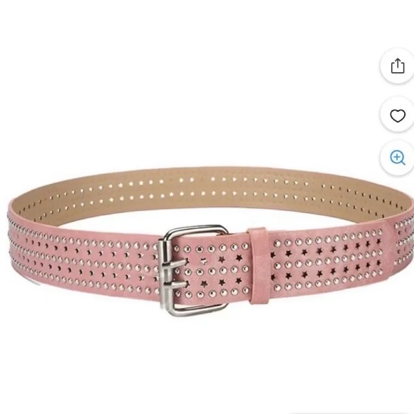 Wide Pink Studded Belt Belt — photo 4