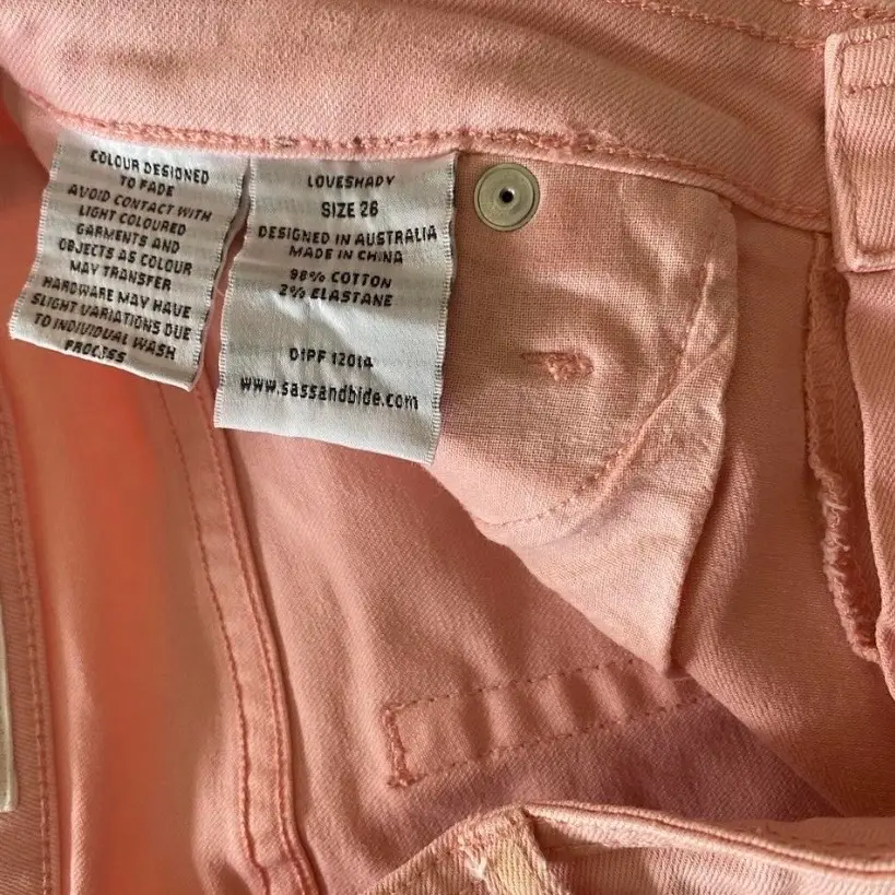Sass & Bide Pink Loveshady Jeans size 8 – photo 4