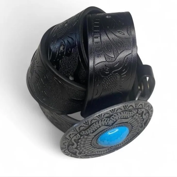 Custom western style belt — photo 4