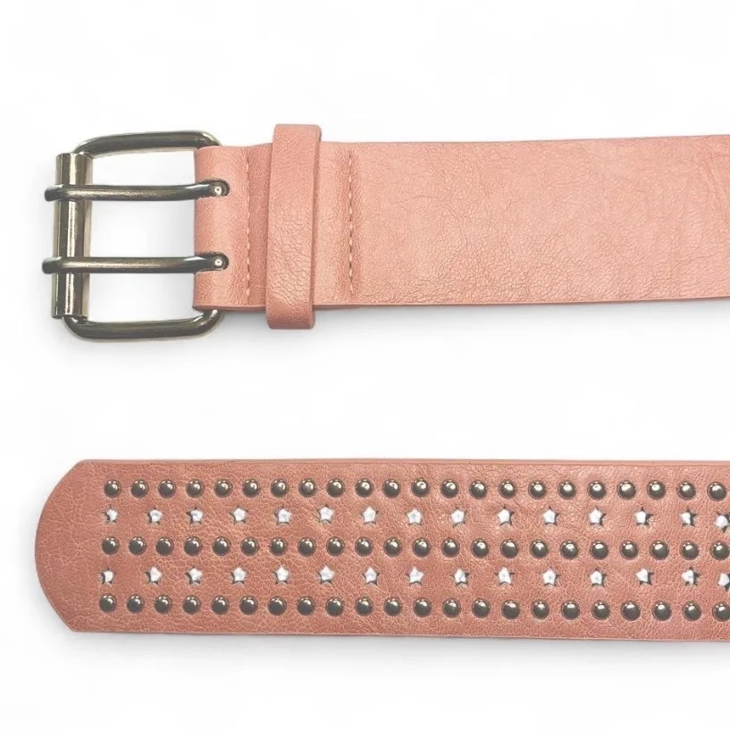 Wide Pink Studded Belt Belt — photo 6