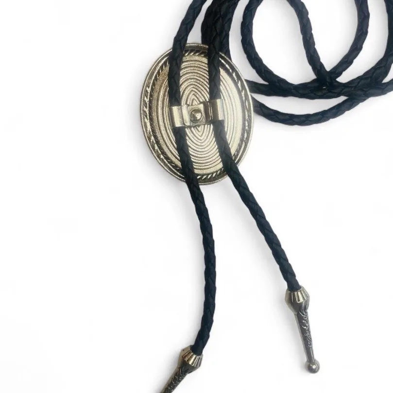 Western Style Bolo Tie Blue Faux Lapis Lazuli NEW – photo 5