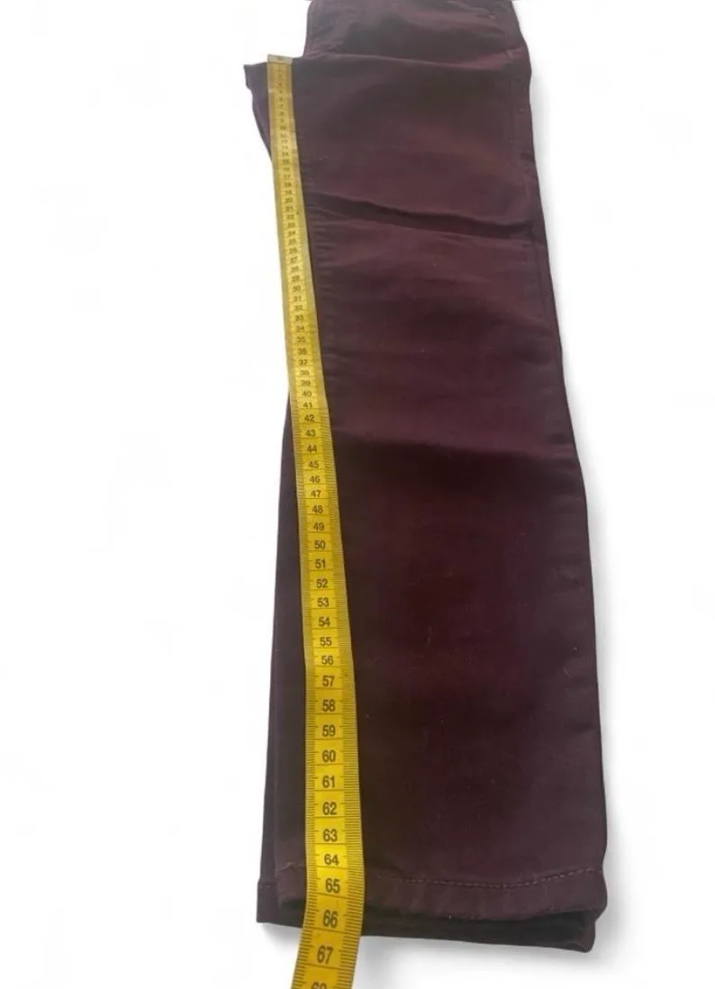 Dannii Minogue Ankle Grazer Skinny Jeans Burgundy Size 8P NWOT – photo 7