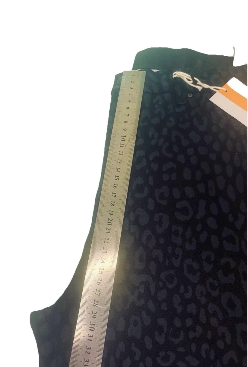 Rockman's Leopard Print Jeans 16 Blk/Grey BNWT – photo 6