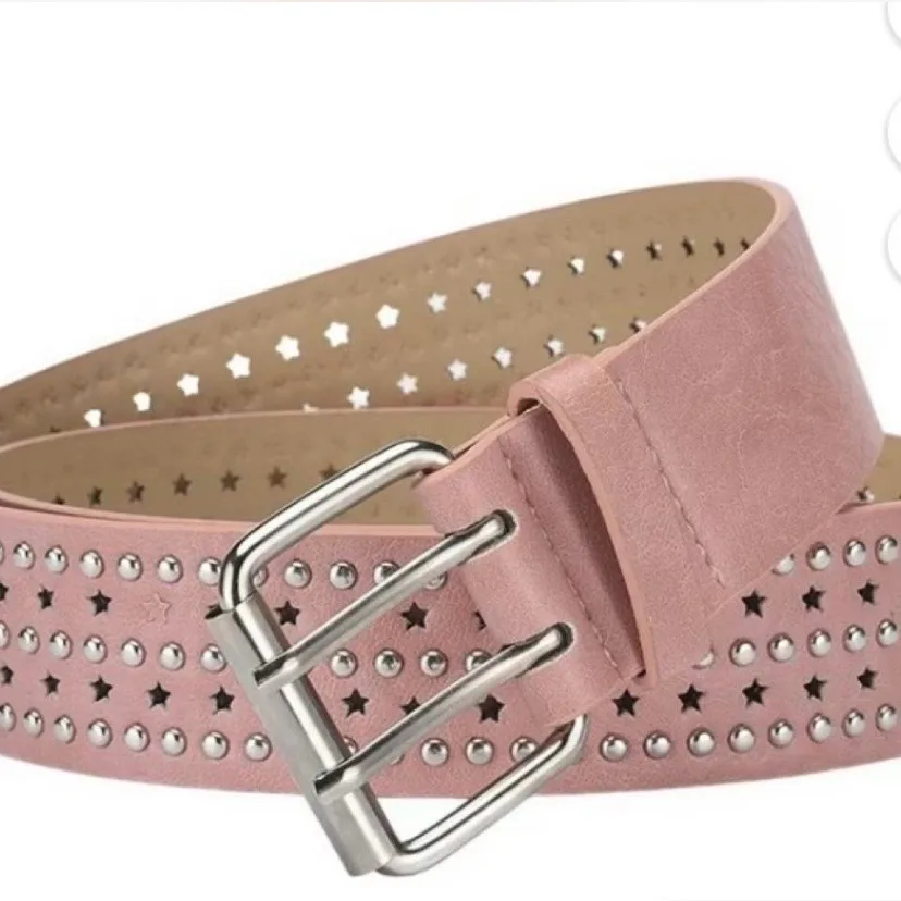 Wide Pink Studded Belt Belt — photo 7