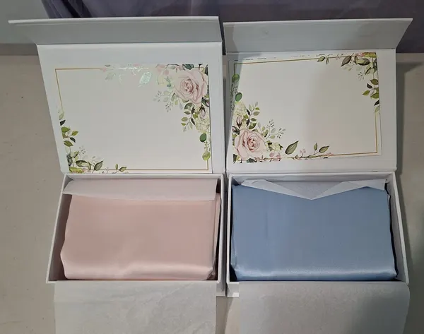 Luxor Crown Silk Pillow Cases Twin Packs X 2