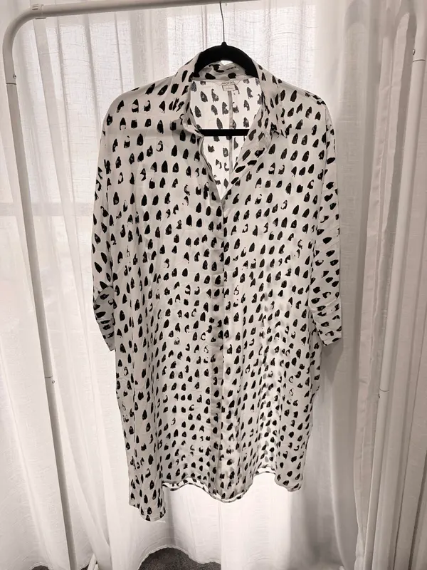 Monki oversized shirt dress