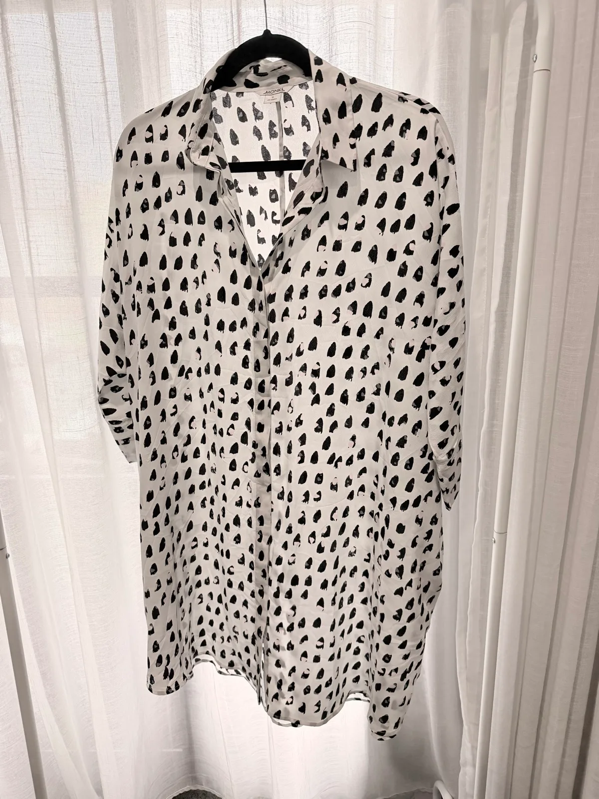 Monki oversized shirt dress — photo 2