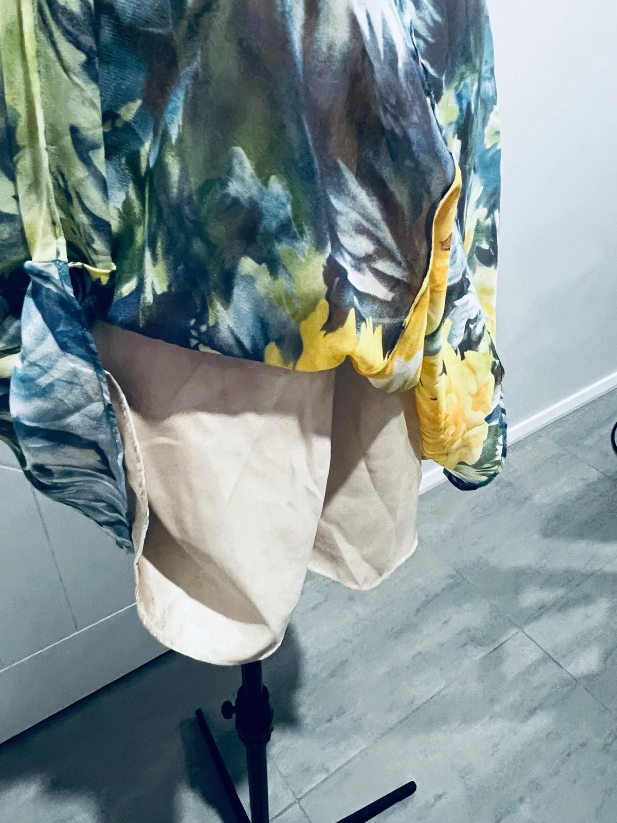 Wayne cooper yellow and blue mini dress — photo 5