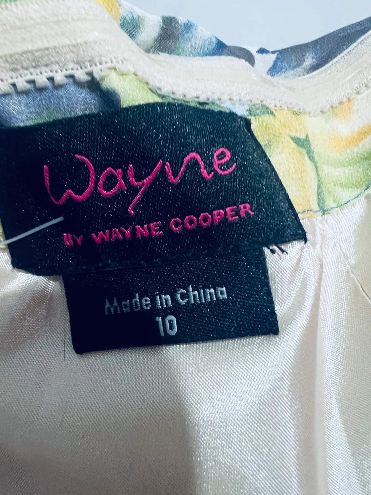 Wayne cooper yellow and blue mini dress — photo 6