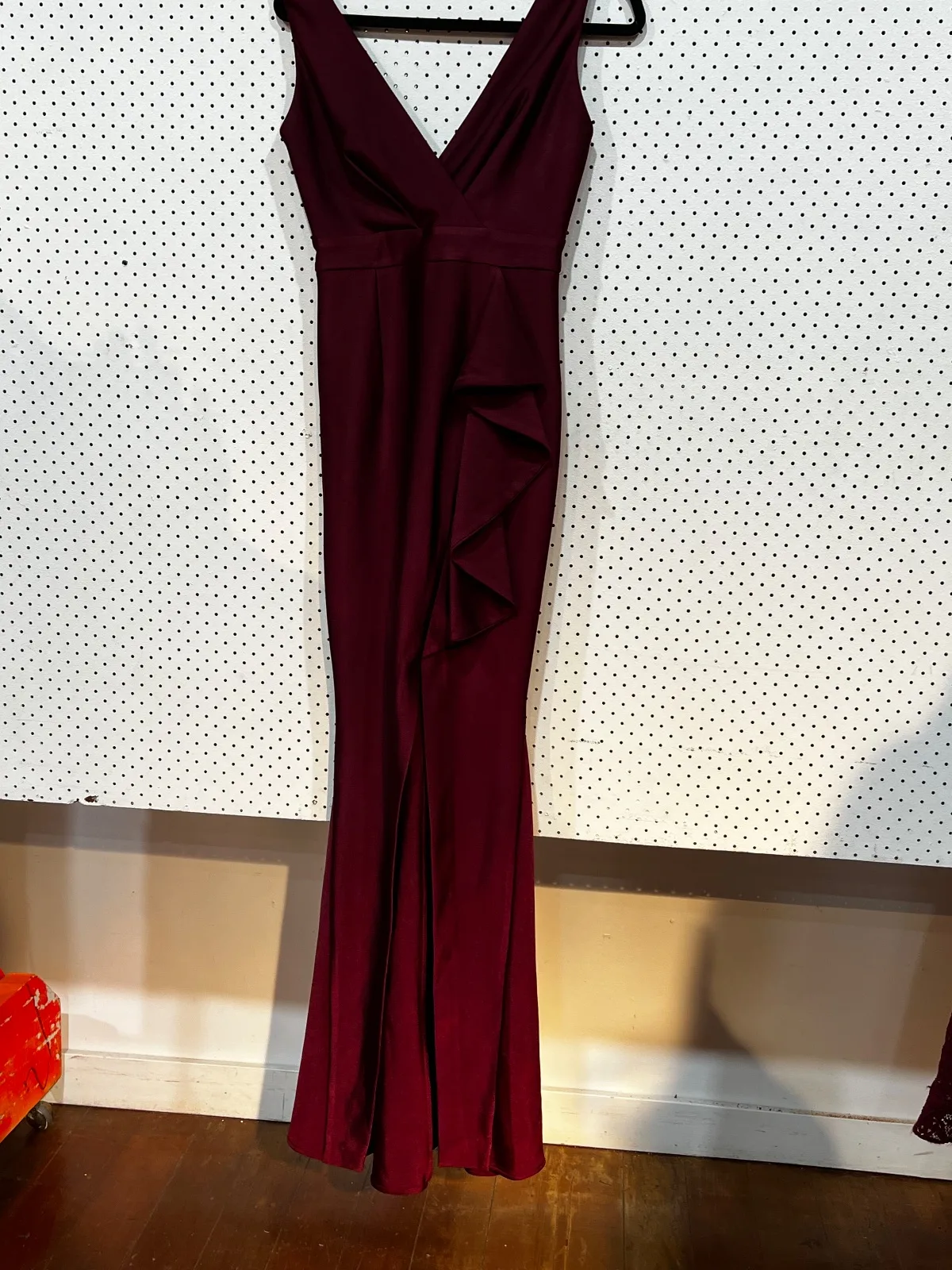 Sheike formal dress size 8. Rich burgundy colour, As new – photo 7