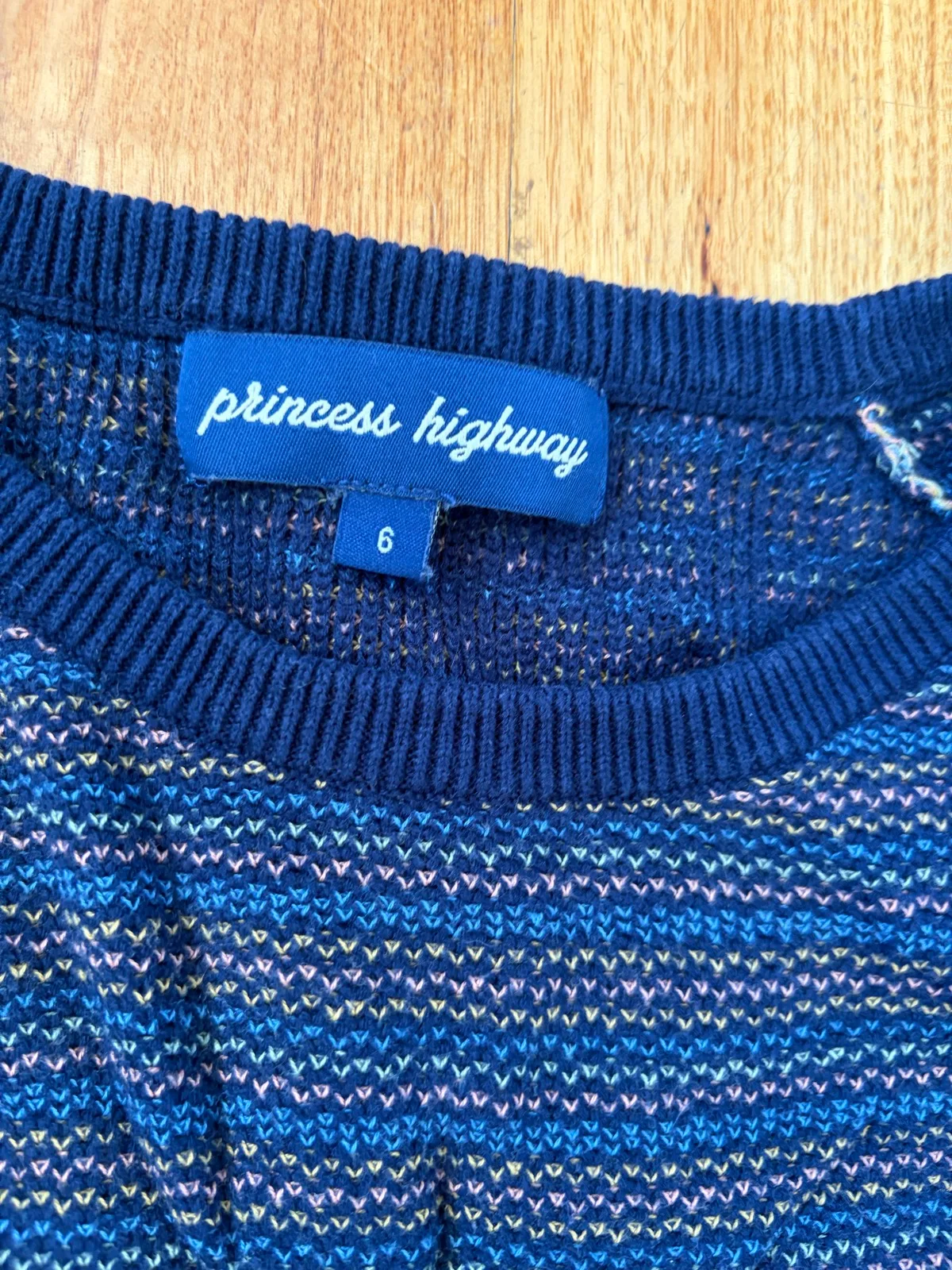 Princess highway striped crew neck knit size 6 – photo 2